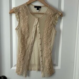 Vintage Express sleeveless blouse